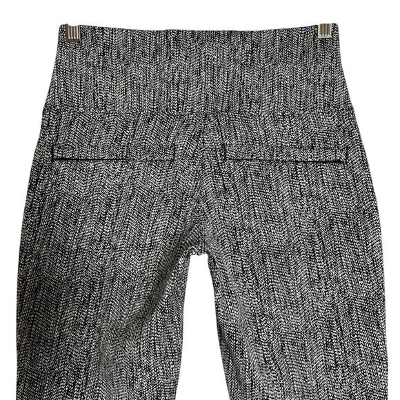 Athleta Delancey Textured Moto Tight SIZE S Heathered Black Zipper Hem Legging - Picture 8 of 11